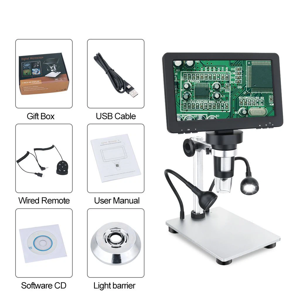 4. digital microscope with LCD 4. digital microscope with LCD