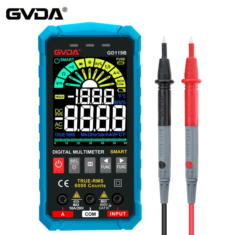 1. Digital multimeter blue color