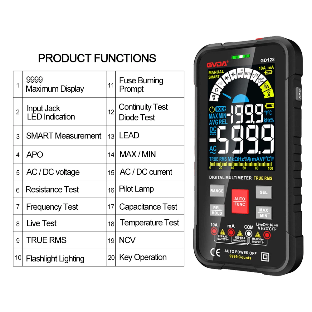 2 Ture RMS Multimeter 2 Ture RMS Multimeter