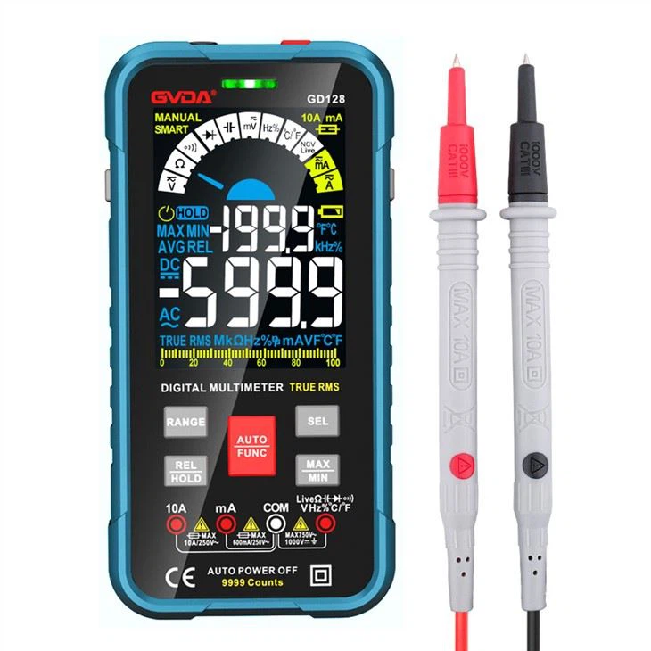 Iliméadair Dhigiteach Cliste 9999 Áireamh Fíor RMS